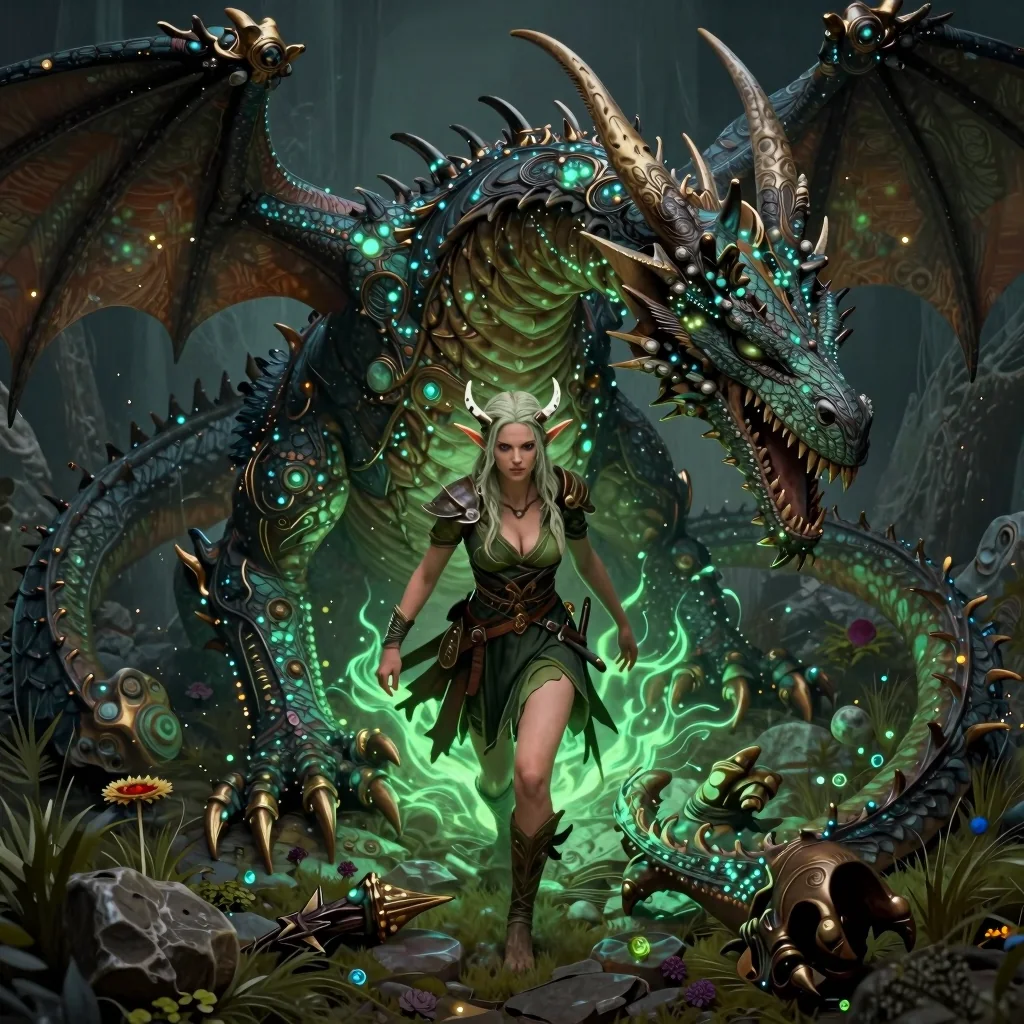 La sorcière de la forêt verte