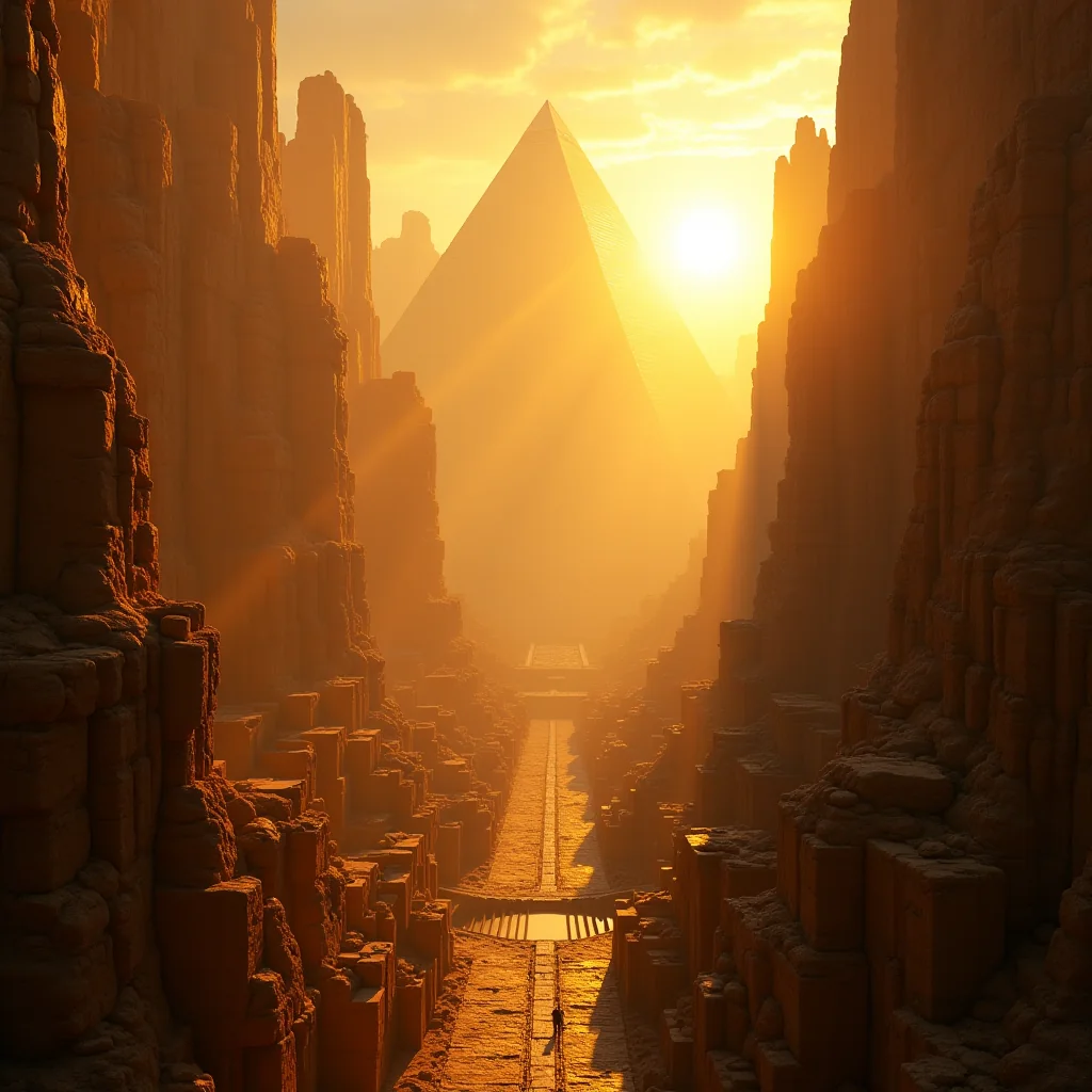 Le canyon de la pyramide