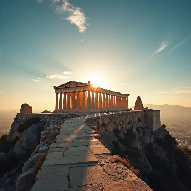 L'Acropole sur son rocher