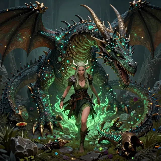 La sorcière de la forêt verte